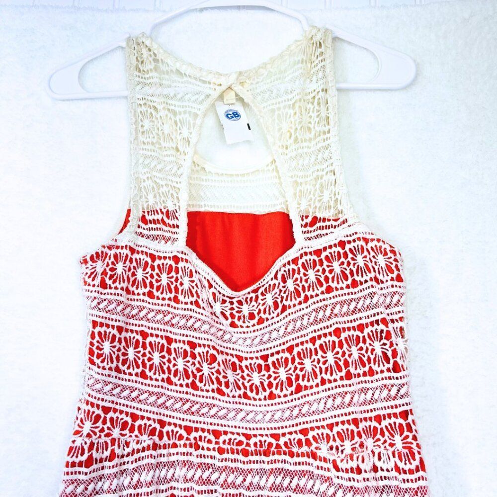 Maison Jules | Women's  Cream Lace Overlay Dress Size Small-NWT - Picture 10 of 12